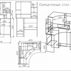 Стол компьютерный Мебелеф-10 | фото 7