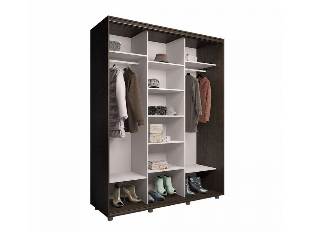 Шкаф-купе "Удачный" 3-хдвер. ОУ 24-6-110 (Венге светлый) | фото 2