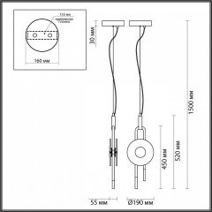 Подвесной светильник Odeon Light Magnet 5407/12L | фото 5