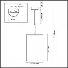 Подвесной светильник Odeon Light Bergi 5064/1A | фото 9